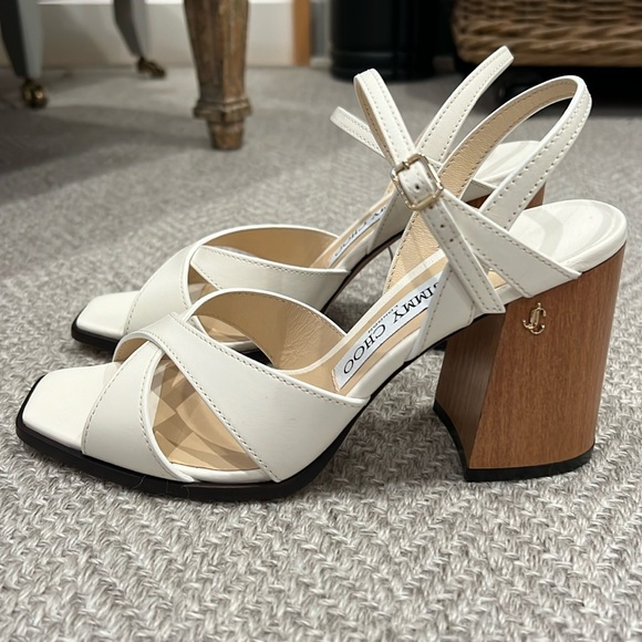 Jimmy Choo Joya 85 sandals 36.5 NWOT - Picture 1 of 4